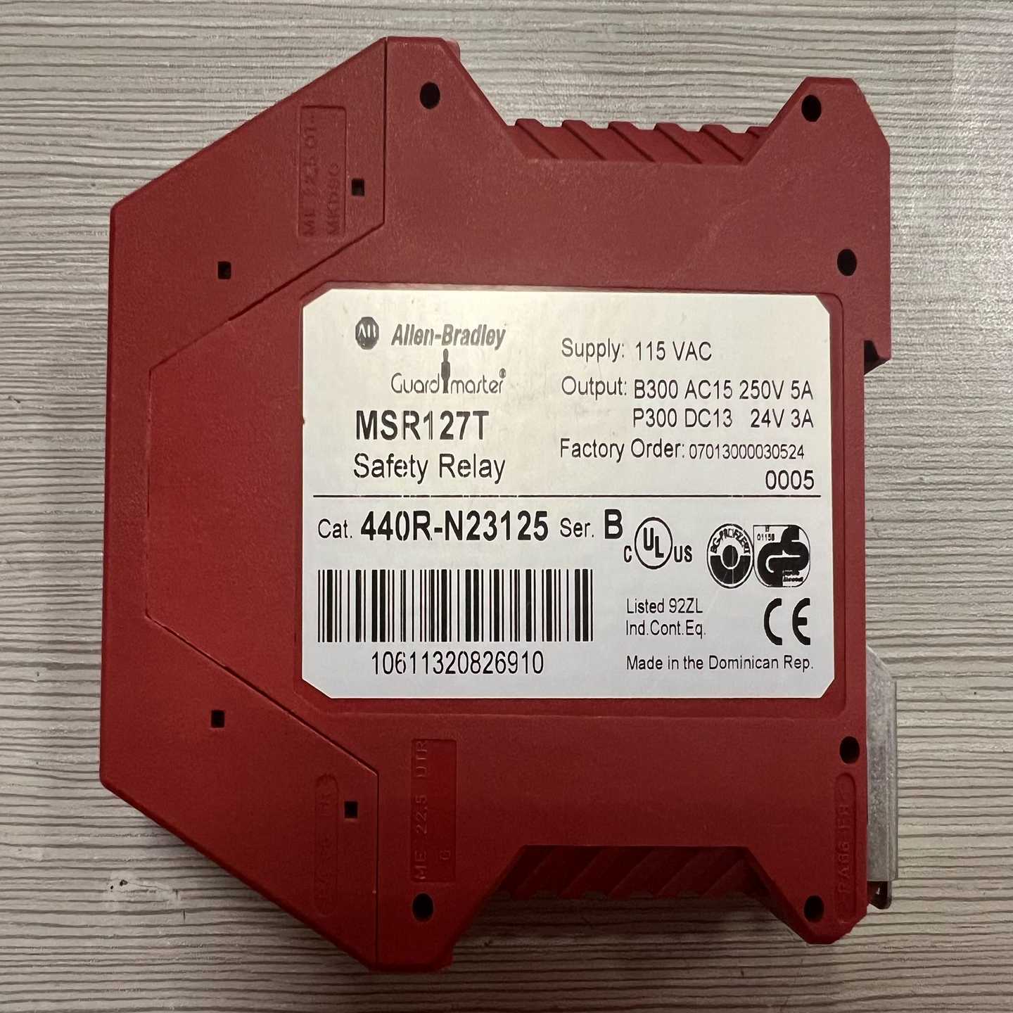 议价AB罗克韦尔安全继电器MSR127T440R-N2312