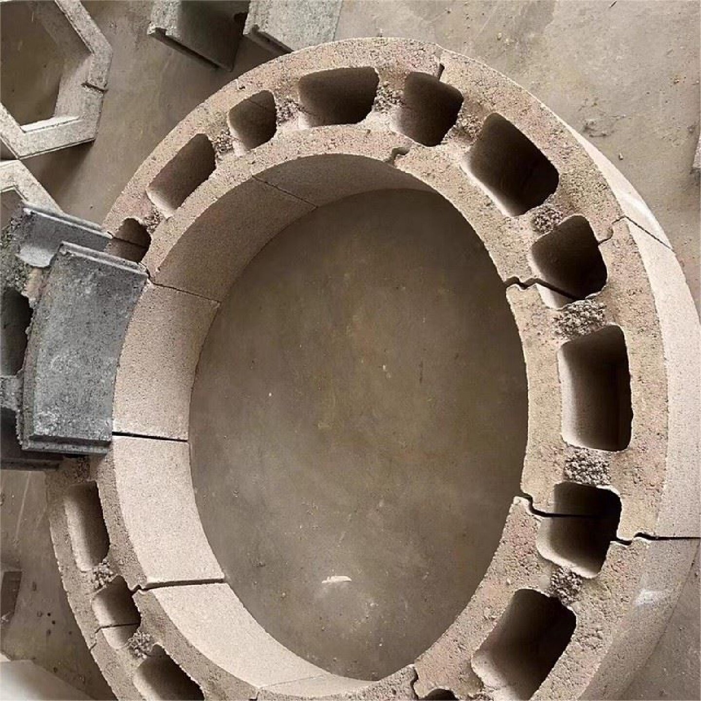 井壁砖检查井模块砖砌方圆井砖水泥混凝土弧形矩形砌窨井砖