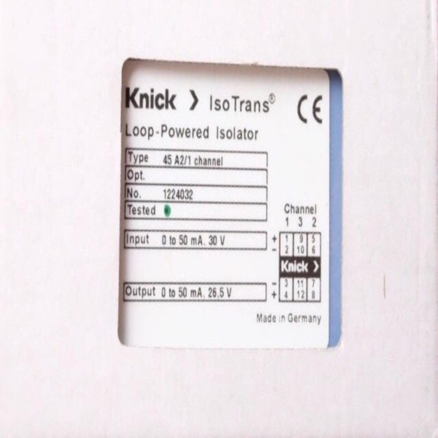 Knick45A2/1科伲可信号变送模块IsoT询价