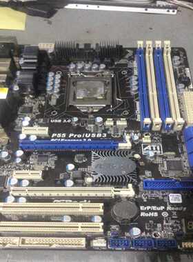 （洋洋设备）华擎P55PRO/USB31156D3台式机主板