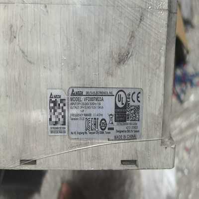 台达变频器VFD007M23A 0.75KW 230V，二手~议价