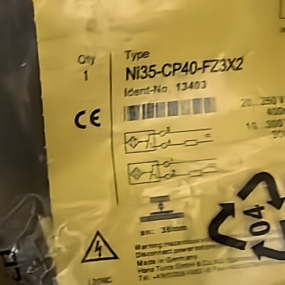 议价图尔克感应限位Ni35CP40FZ3X2