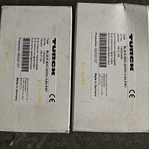 全新图尔克数字量输模块BL20-E-8DO-24VDC-0-议价