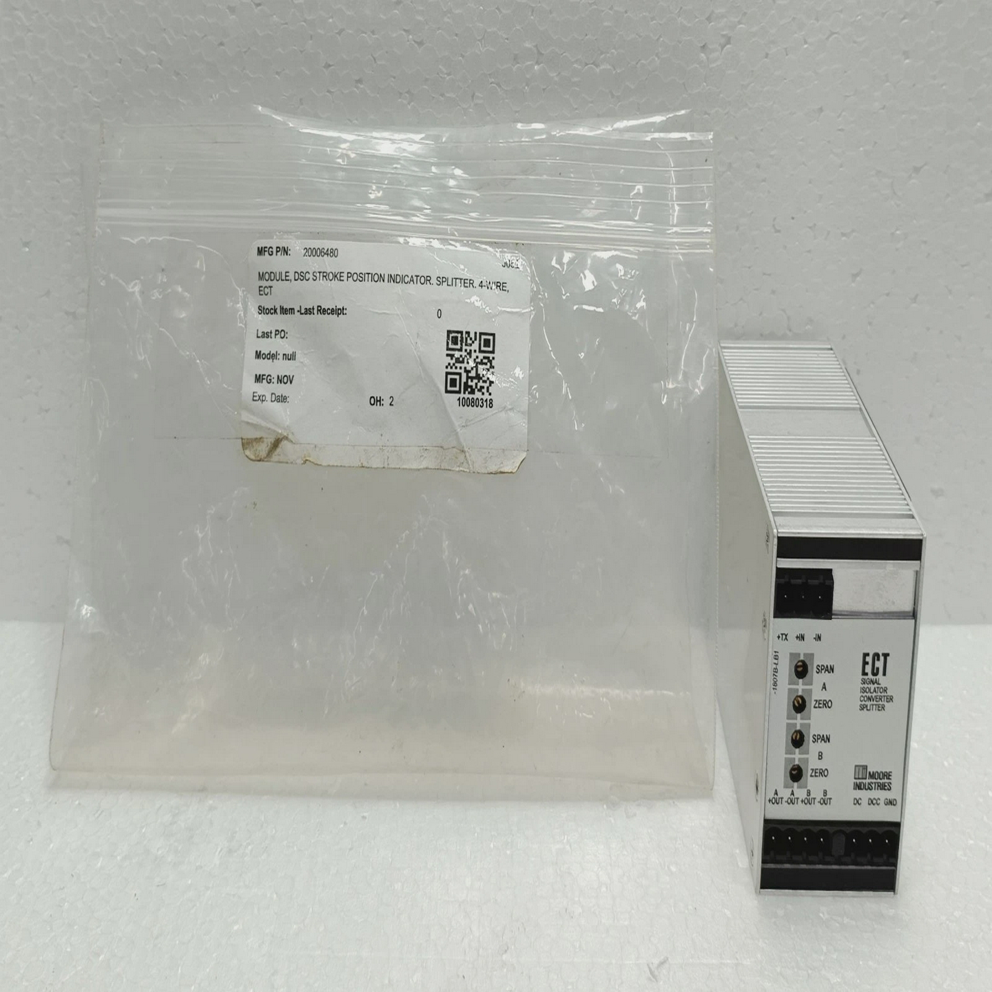 MooreIndustriesECT/4-20MA/2X4-20MA/24DC-TX[DIN]SignalSpl