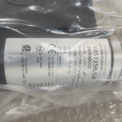 VAS125RLW电磁阀门全新德国造