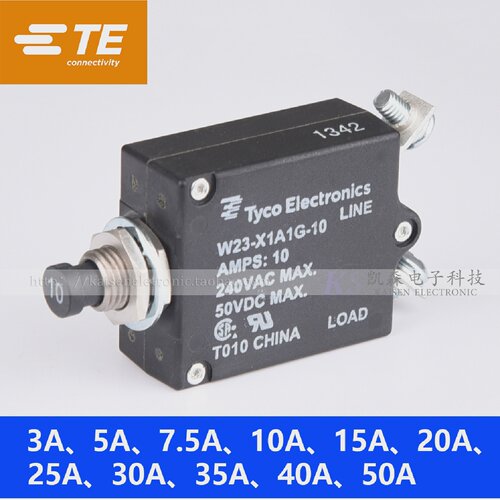 TycoTEW23-X1A1G-35A7.5A10A15A20A25A30A40A50Amps断路器UL