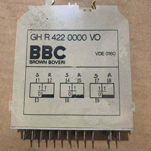 BBC Brown Boveri GH R 422 0000 VO Output card sigmatronic b