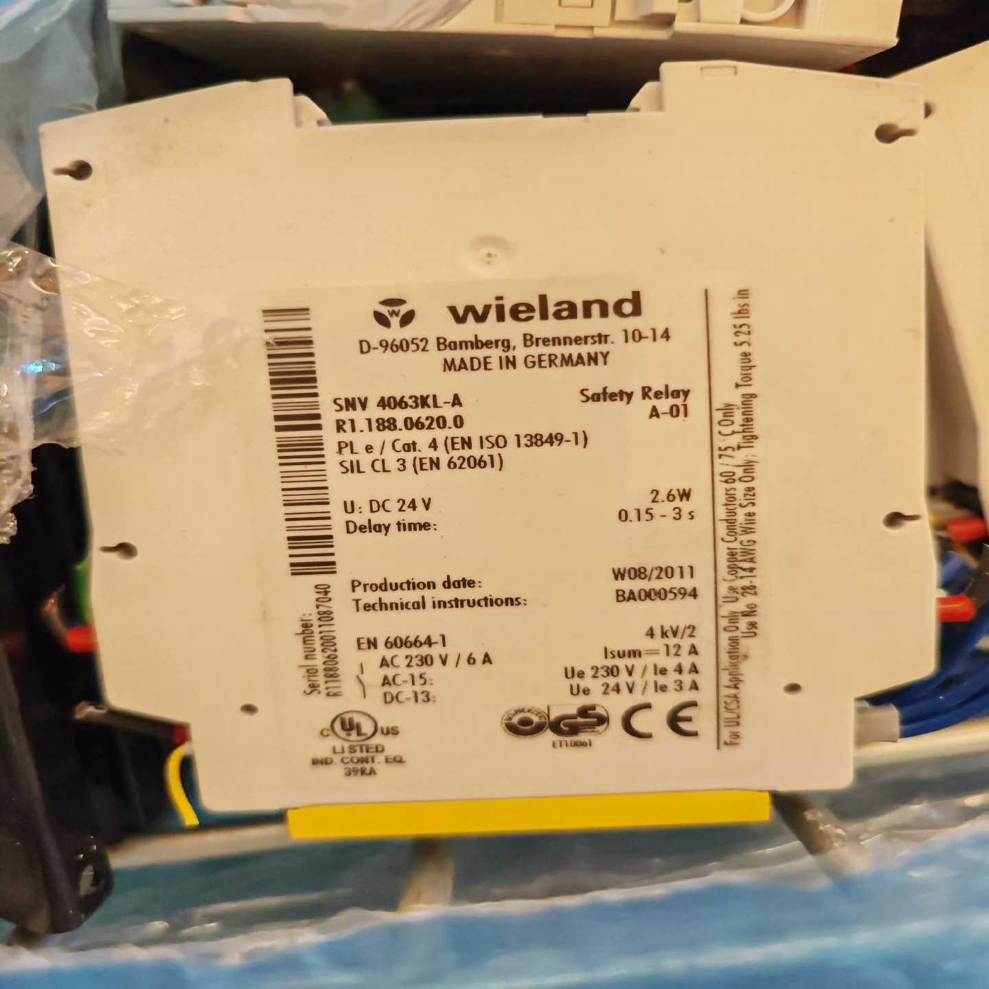 wieland SNV4063KL- A议价（电子设备）