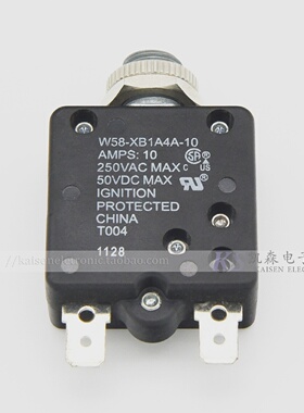 TycoW58-XB1A4A-8A10A15A16A20A25AULCSA原装现货热控断路器TE