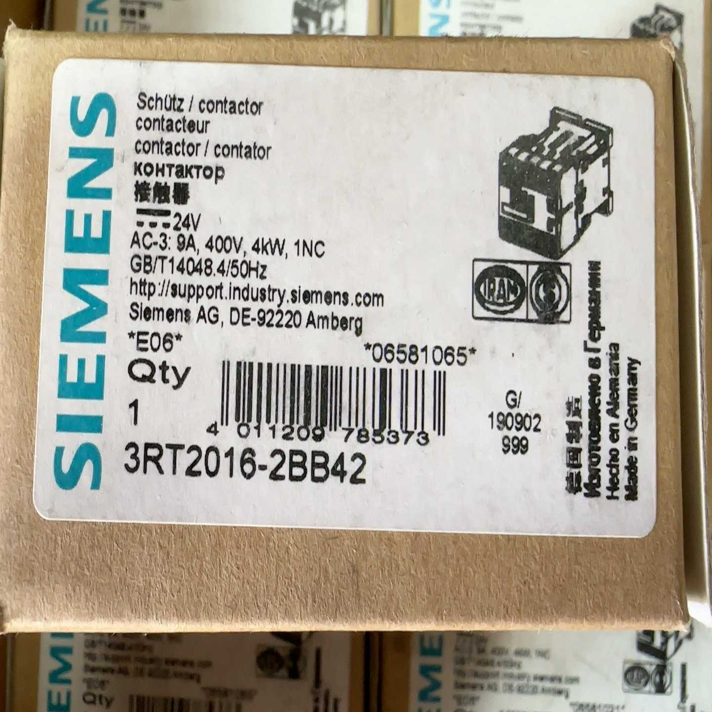 接触器3RT2016-2BB42询价