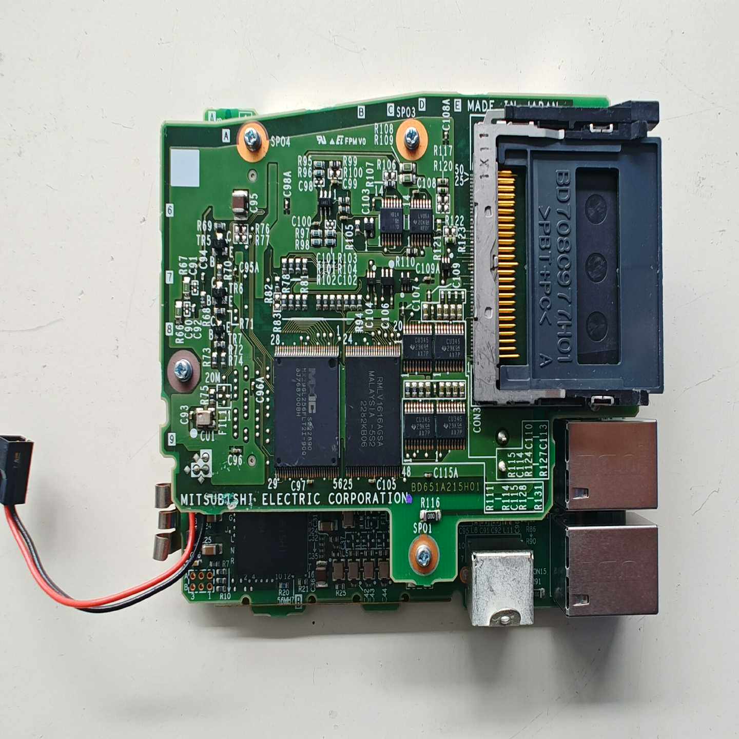Q12DCCPU(N1)-A三菱Q系列PLC主板没有外壳