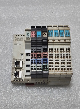 REXROTH SERCOS 3 RIL S3 BK DI8 DO4PAC INTERFACE MODULE R9111