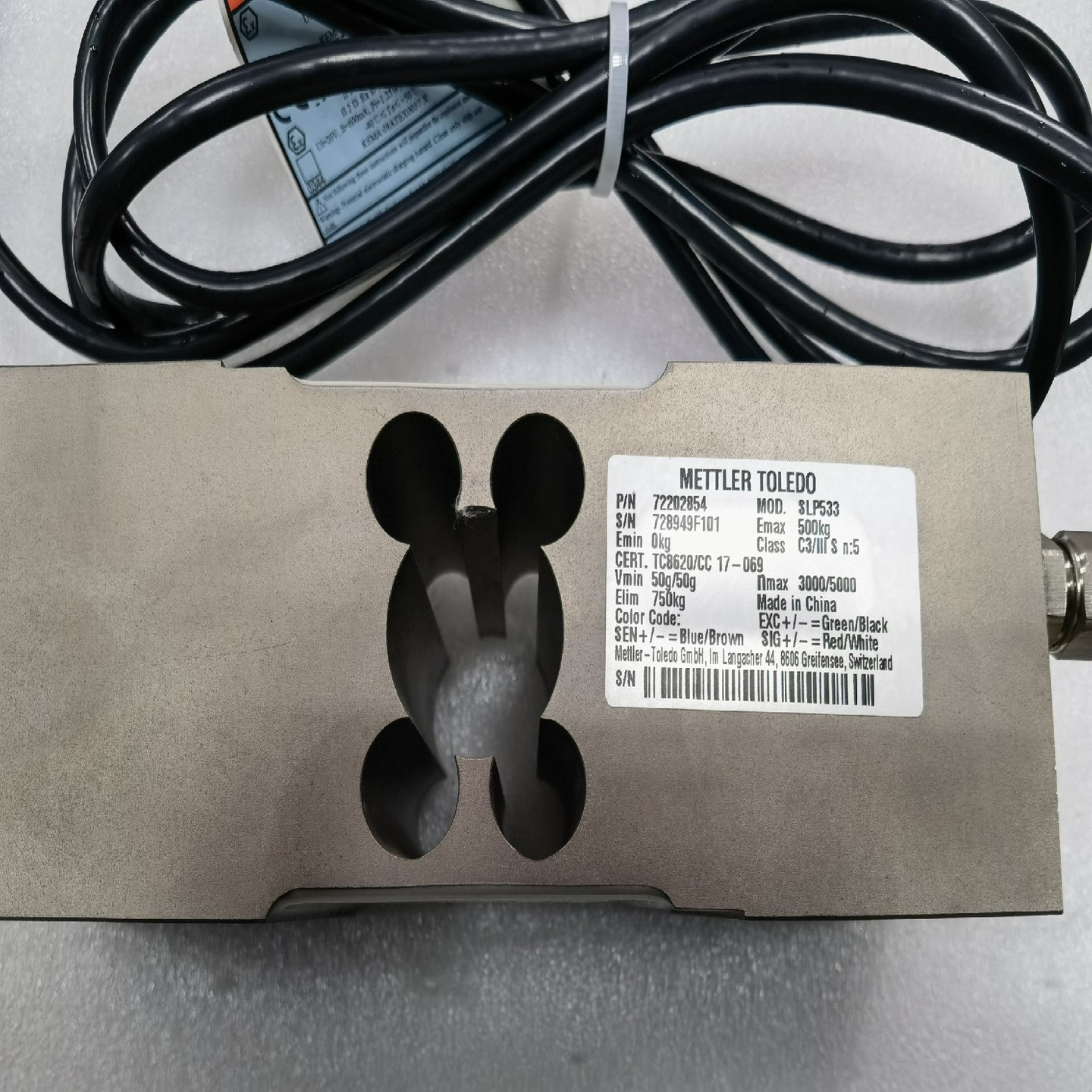 询价~梅特勒托利多SLP533-500 500kg称重传感器 有五
