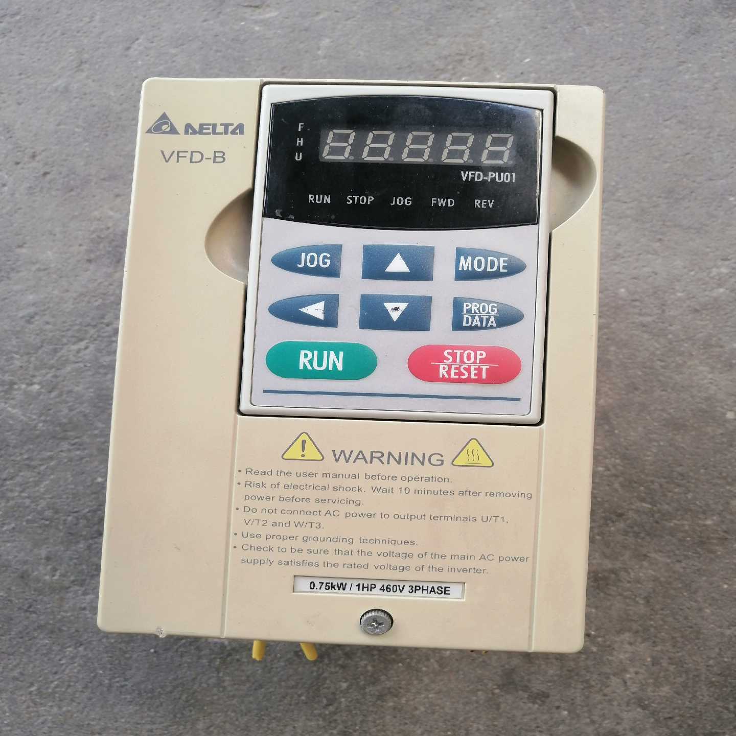 台达变频器VFD007B43A，0.75KW，380V （电子设备）