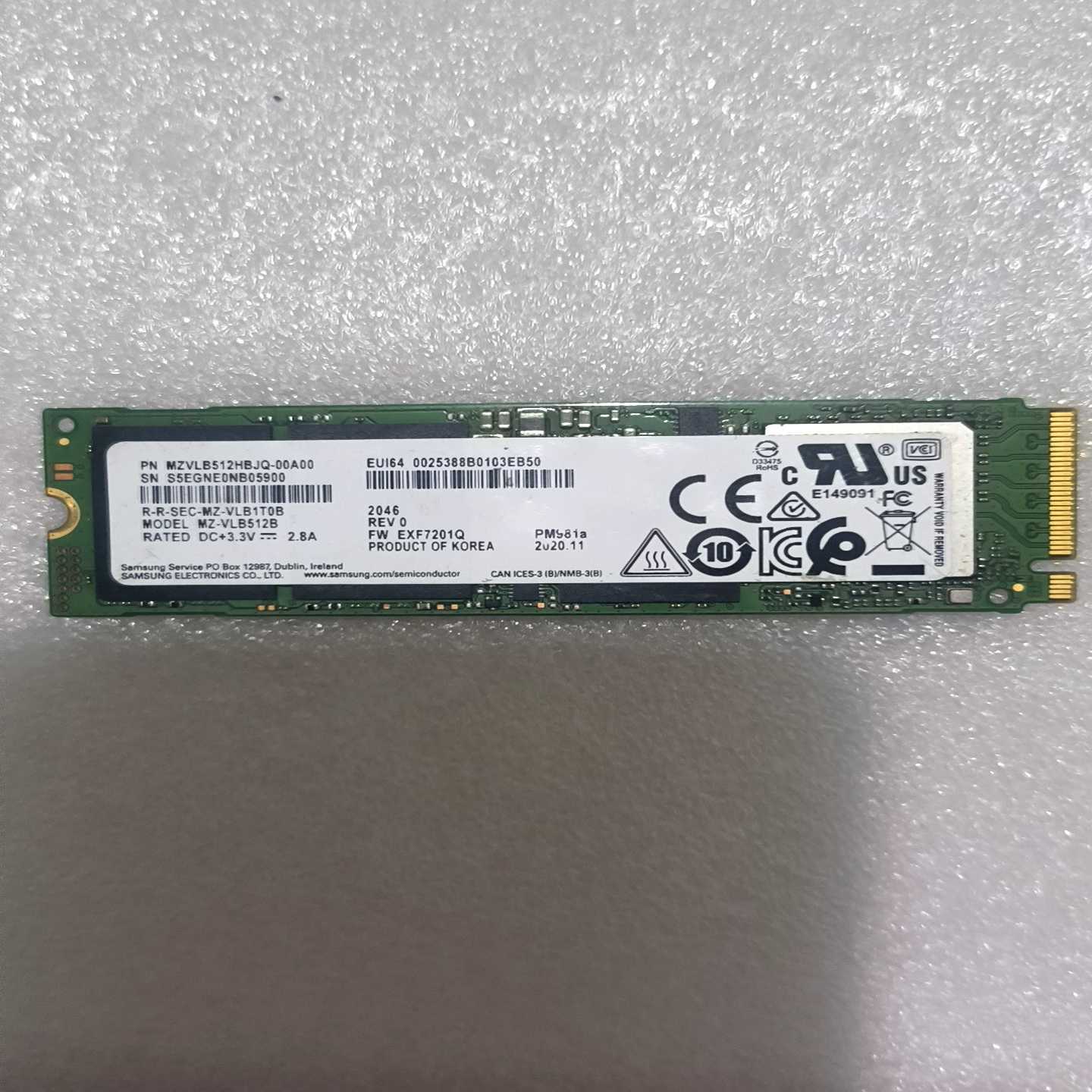（议价）三星pm981a512gM2固态硬盘