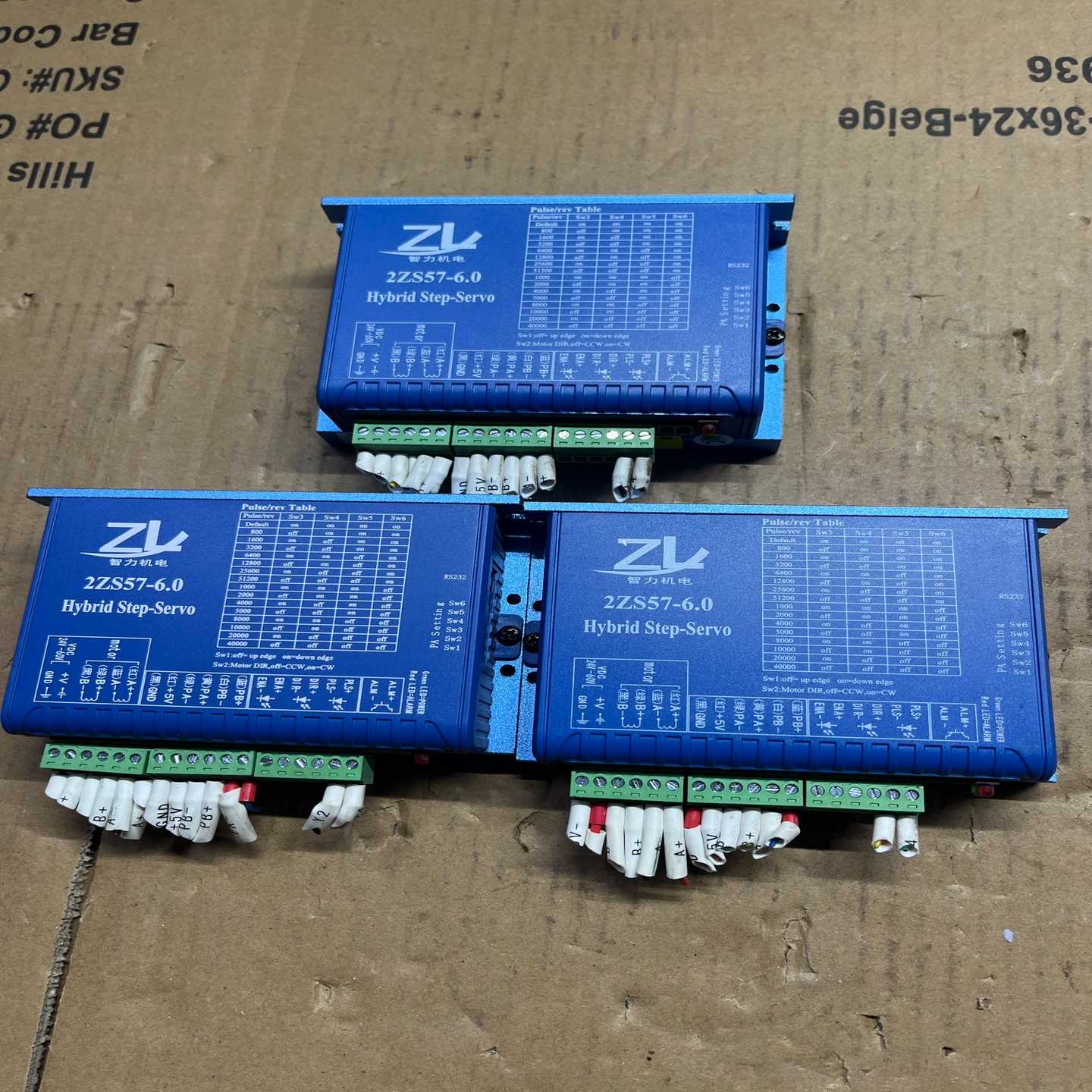 智力2ZS57-6.0步进电机控制器，拆机配件，功能包好，标--议价商