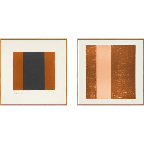 纽曼 中古风客厅抽象装饰画餐厅艺术大师极简挂画法式复古小众画