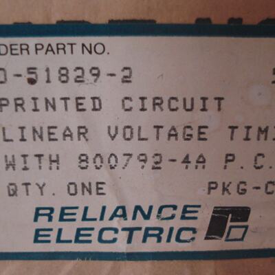 NEW RELIANCE 0518292 LINEAR VOLTAGE TIMING MODULE