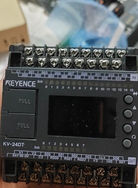 议价基恩士KEYENCEKV24DTPLC拆机模块实物拍