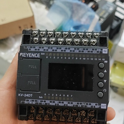 议价基恩士KEYENCEKV24DTPLC拆机模块实物拍