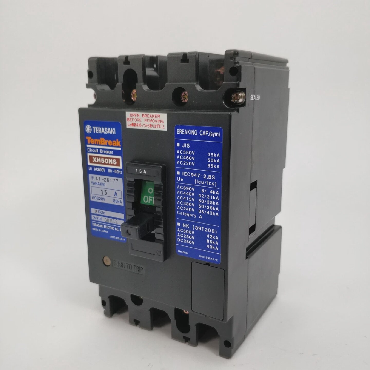 寻XTerasakiXH50NSTemBreak断路器15A