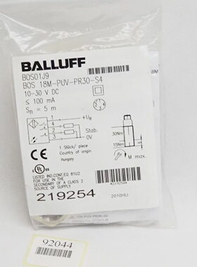 议价Balluff Bos01j9 Bos 18MPuvPr30S4  Neu Ovp适用