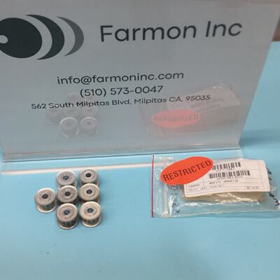 Lot of 7 AMAT 001500018 Aluminum Timing Belt Pulley 10 Groov