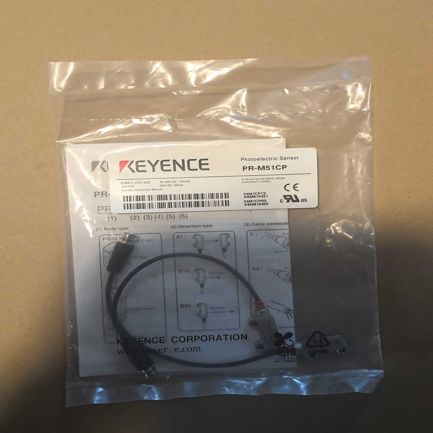 KEYENCE基恩士PR-M51CP光电开关传感询价