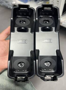 询价~JRC话筒底座，，黑色外壳，带螺丝固定孔，