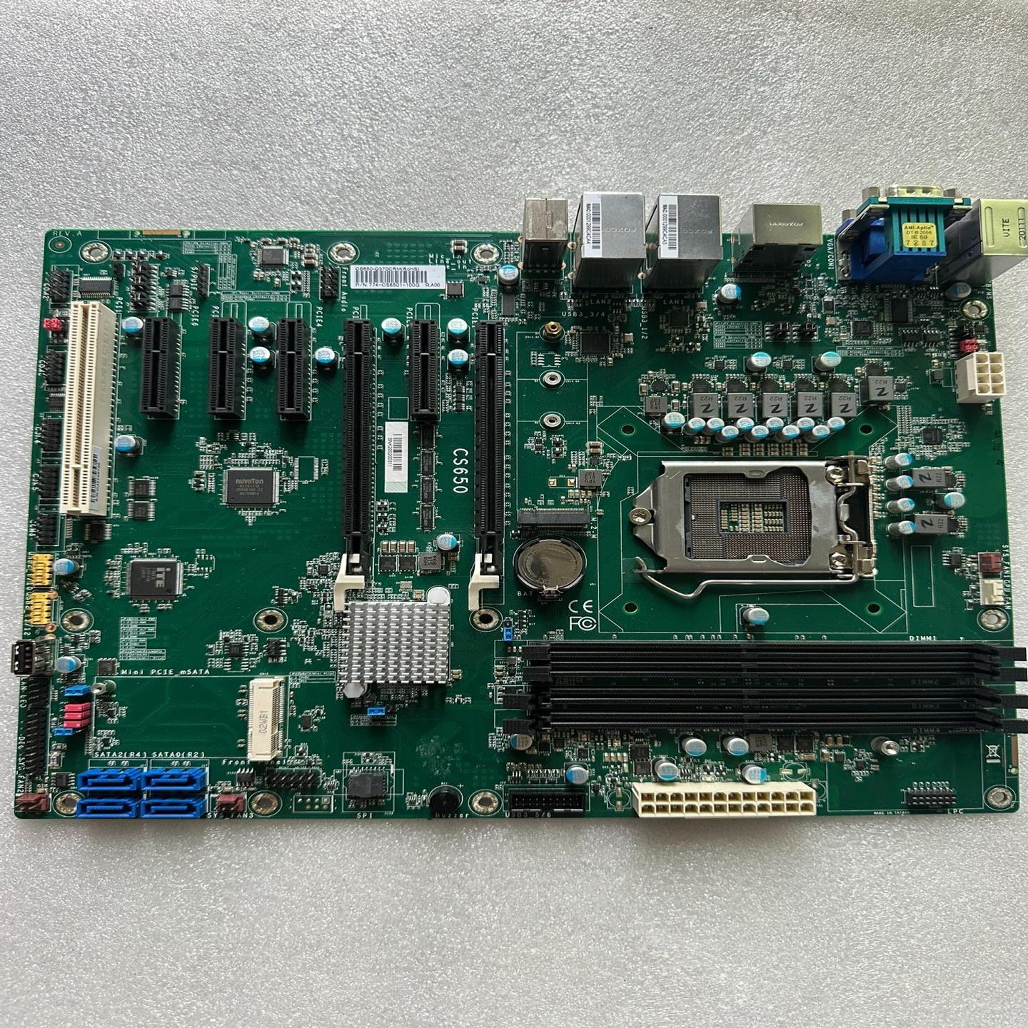 友通CS650工控主板支持IntelI3I5I7实