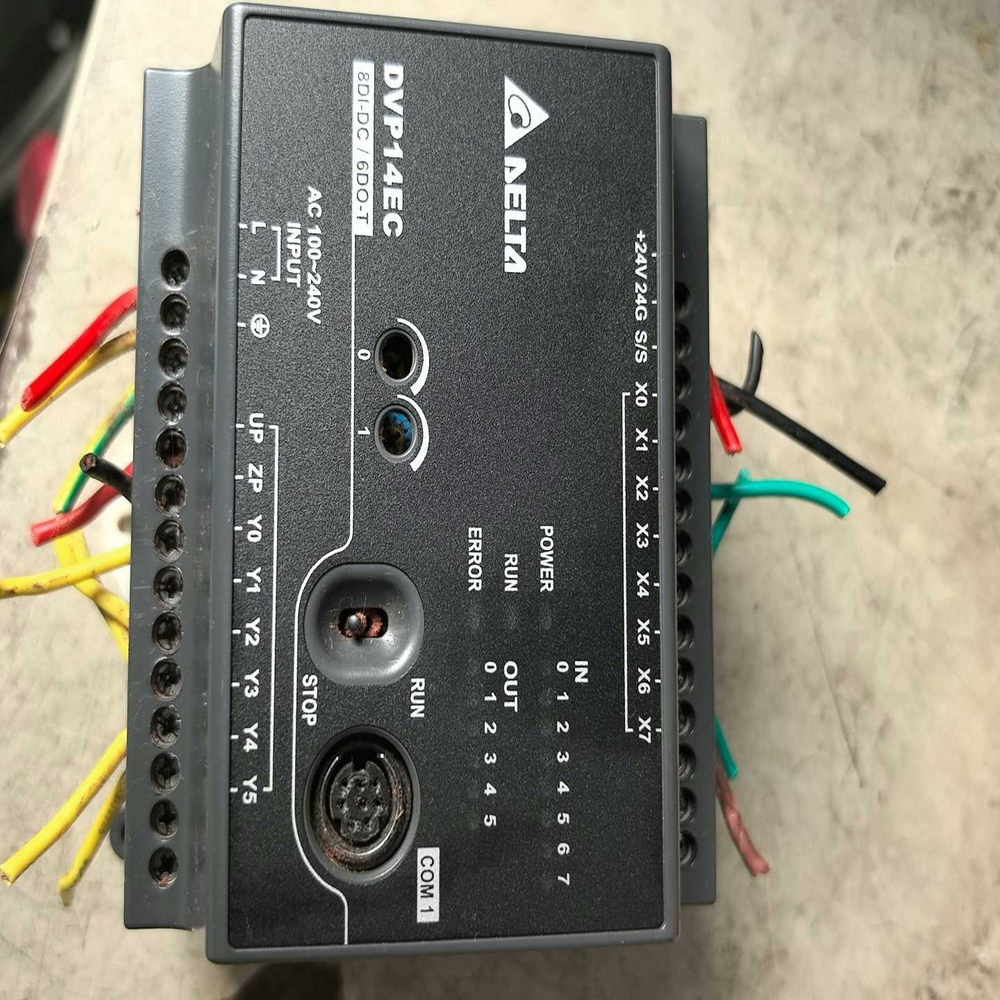 台达plc扩展模块，型号DVP14EC00T3，拆几件功能正议价