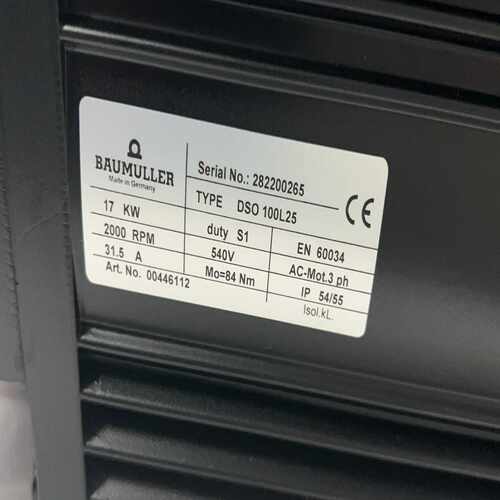DSO100L25包米勒Baumuller电机17KW（零零电子）