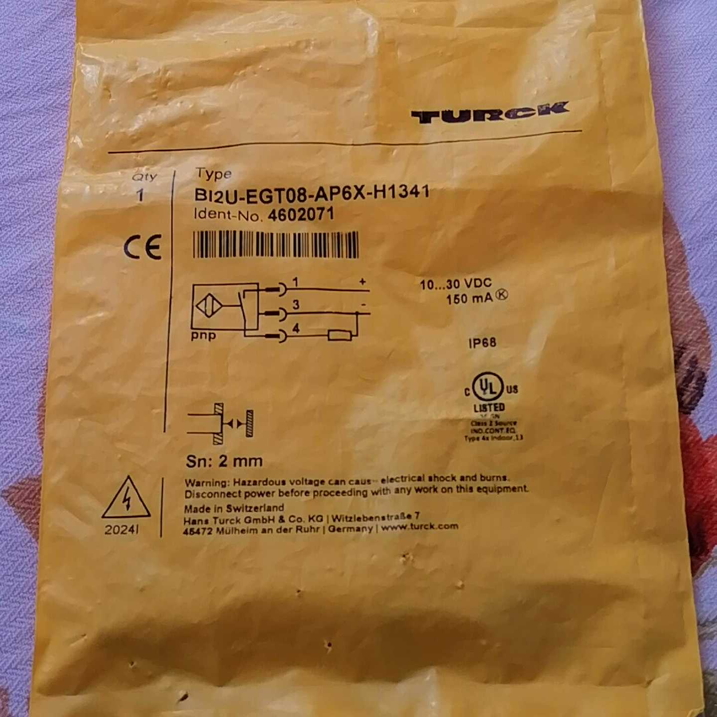 （200号）图尔克BI2U-EGT08-AP6X-询价