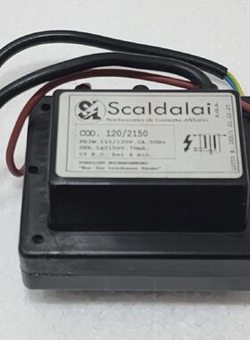 SCALDALAI COD.1202150 PRIM. 115120VAC 2A 50Hz SEK. 1x2150V 7