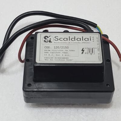 Transformador Scaldalai Cod. 1202150 Prim. 115120VAC 2A 50Hz