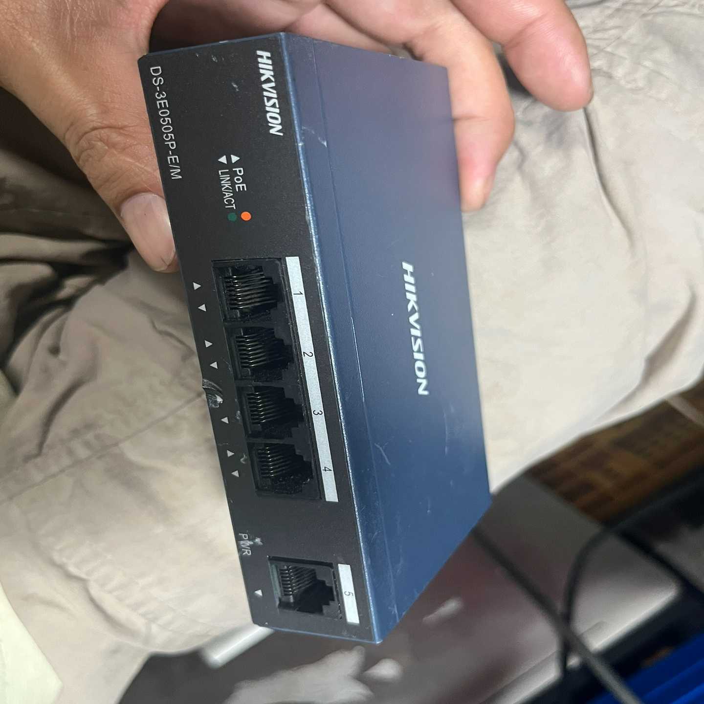 （议价）海康DS-3E0505P-E/M企业级poe交换机