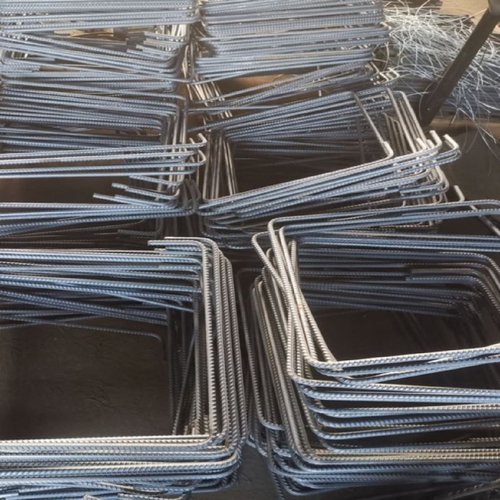 箍筋加工螺纹钢圆钢建筑钢筋折弯焊接滚圆可切割按要求定制632mm