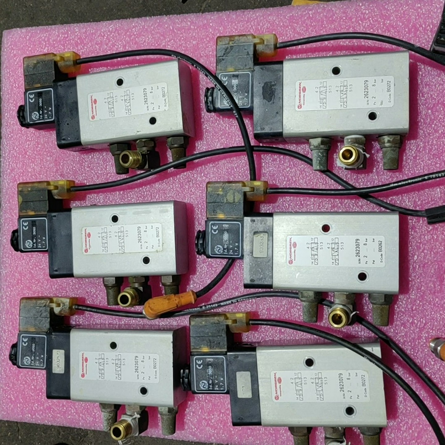 询价~诺冠N0RGEN电磁阀。2623079，B0272，五个，B