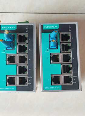 MOXA莎EDS-208A-S-SC现货实拍功能包好，单价~议价