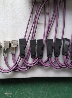 【议价】出几套紫色PROFIBUS接头带线有隔离器和适配器成色