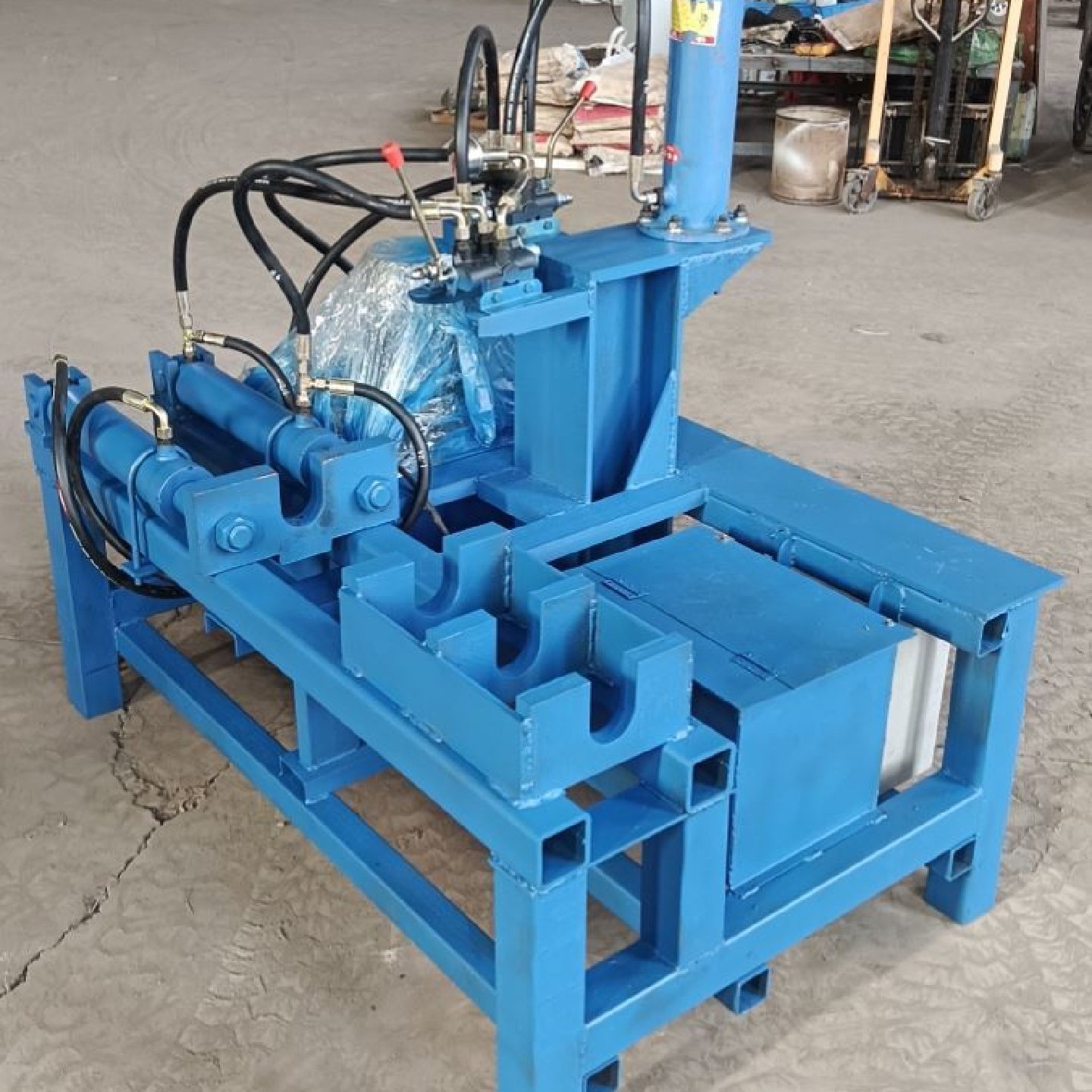 盘扣修复机多功能轮扣脚手架调直机建筑钢管立杆脱扣一体修复机