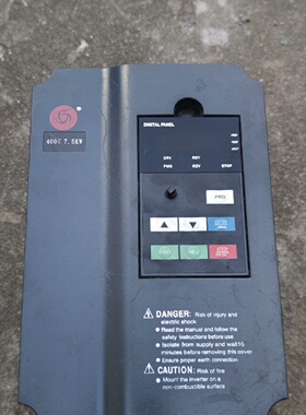 拆机众辰变频器H3400P07D5K7.5KW实物图-议价