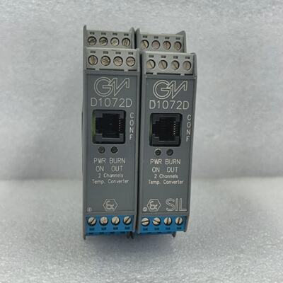 LOT OF 2 GM INTERNATIONAL D1072D 2 CHANNELS TEMPERATURE CONV