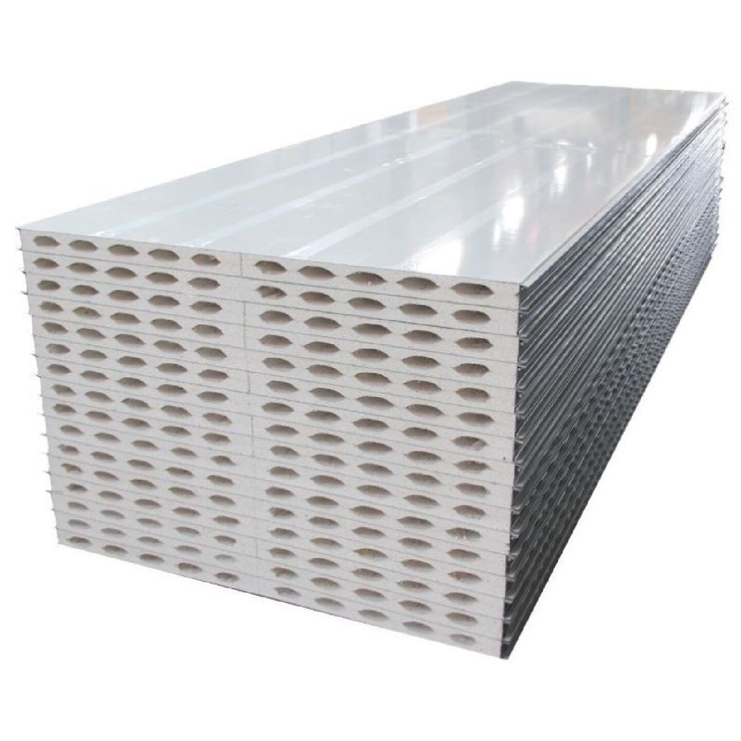 机制净化板彩钢夹芯板玻镁岩棉硅岩硫氧镁石墨防火保温隔热耐高温