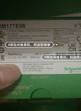 询价RM17TE00施耐德控制继电器全新原装保内正品，不议价，库