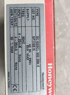 全新原包装霍尼韦尔温控表DC1020CL-302-000-E--议价商品