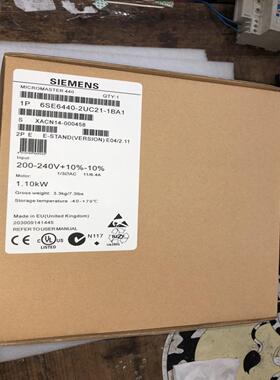 配件变频器 6SE6440-2UC21-1BA1 2ab21-1ba1议价议价