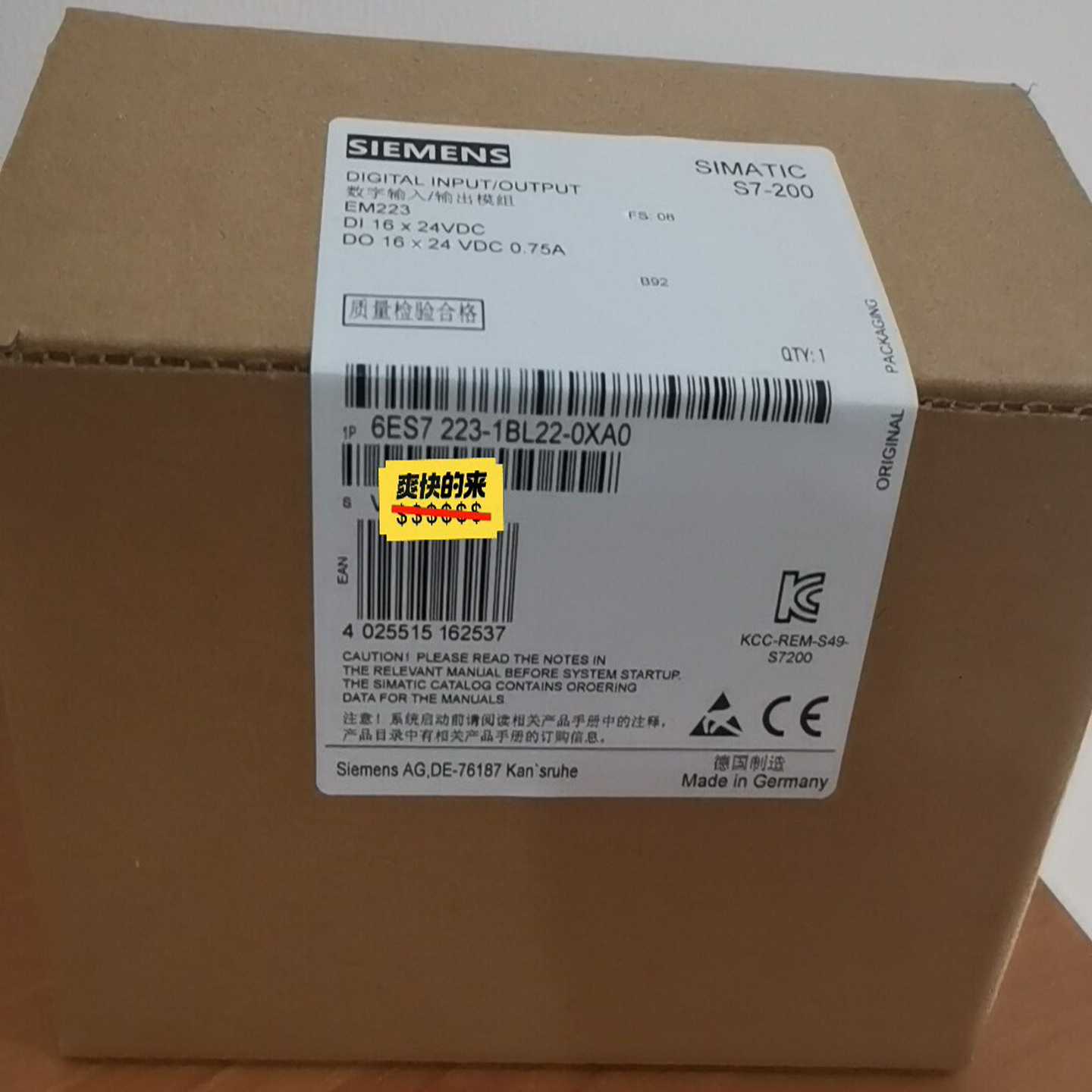 未拆封6ES7223-1BL22-0XA0产品质保一年询价