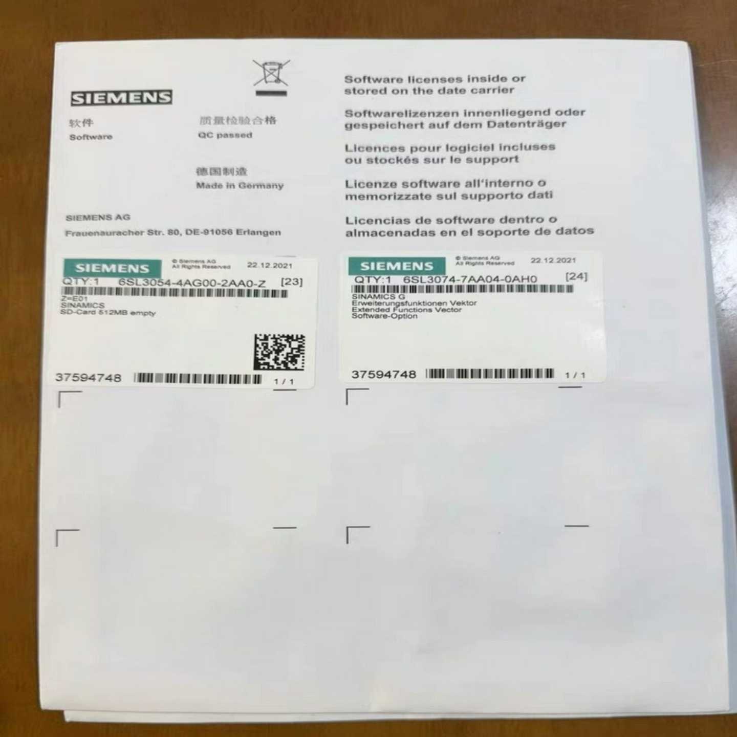 6SL3054-4AG00-2AA0H01询价