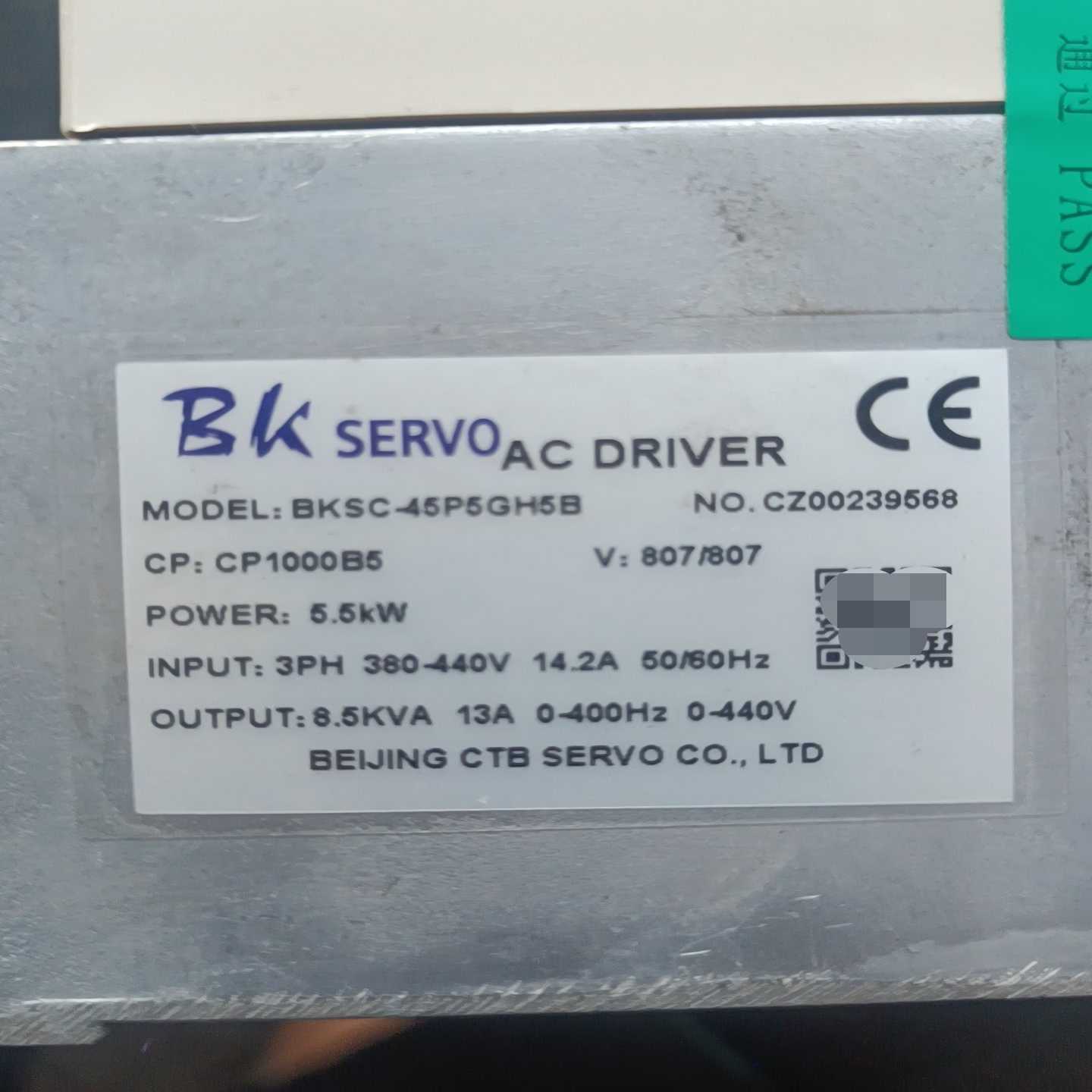 咨询-BKSC-45P5GH5B超同步伺服控制器可拍测试视